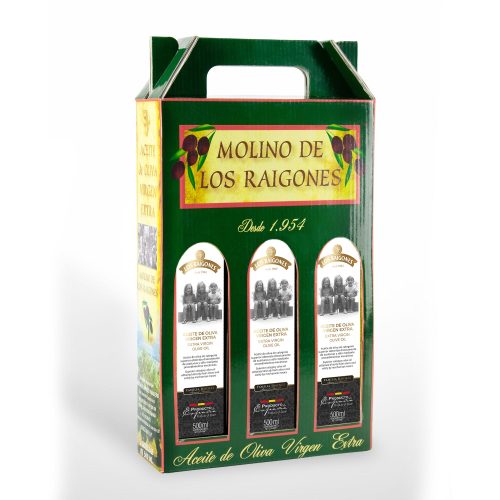 Aceite de Oliva Virgen Extra Cosecha 2025/2026 - ESTUCHE 3X500ML VIDRIO