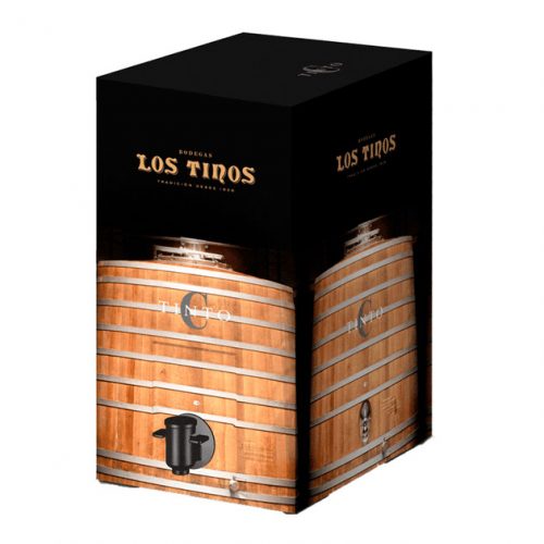 Vino tinto de mesa los Tinos box de 15.l
